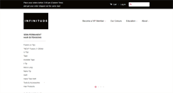Desktop Screenshot of infinitudehair.com
